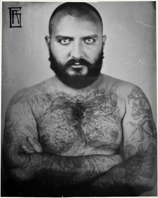photo portrait style of tattoo artist NimeniTTT